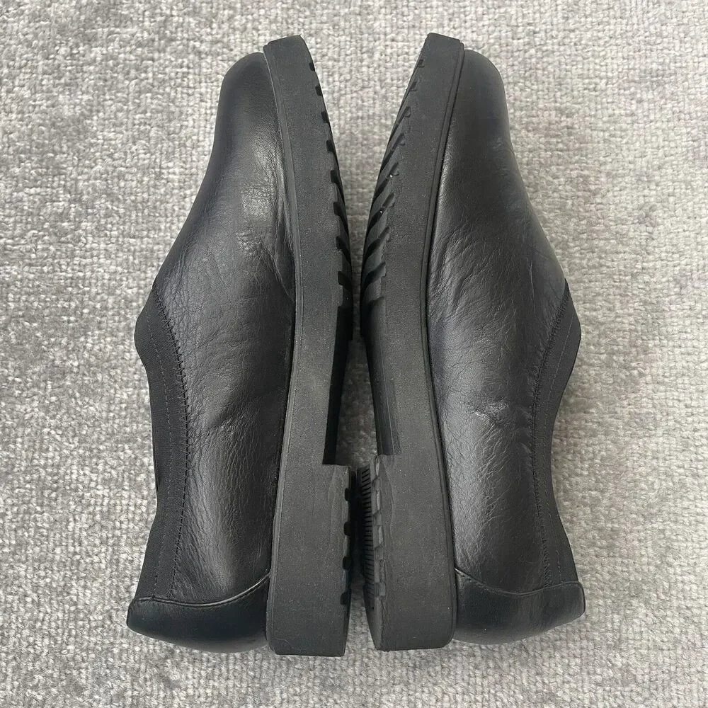 Clarks Shoes Womens Size 9 Black Leather Bellevue Cedar Lightweight Foam Bottom